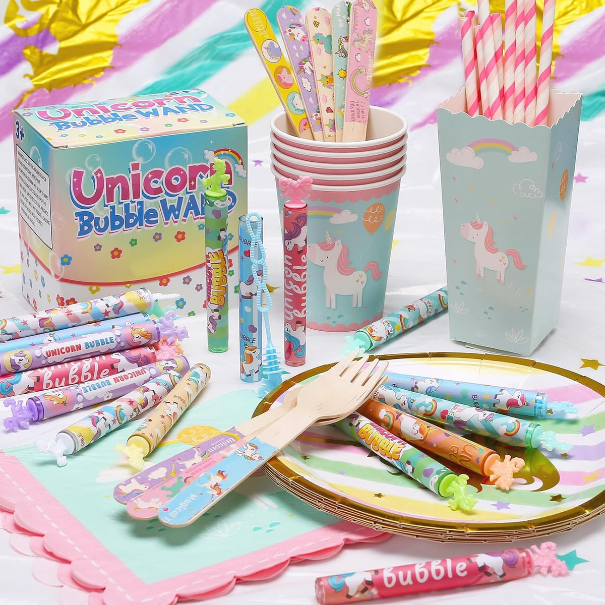 Unicorn Mini Bubble Wand with Gift Box - bubble bulk - image 4