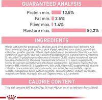 Royal Canin Feline Health Nutrition Kitten Thin Slices in Gravy Canned Cat Food, 3 oz can (18-count)