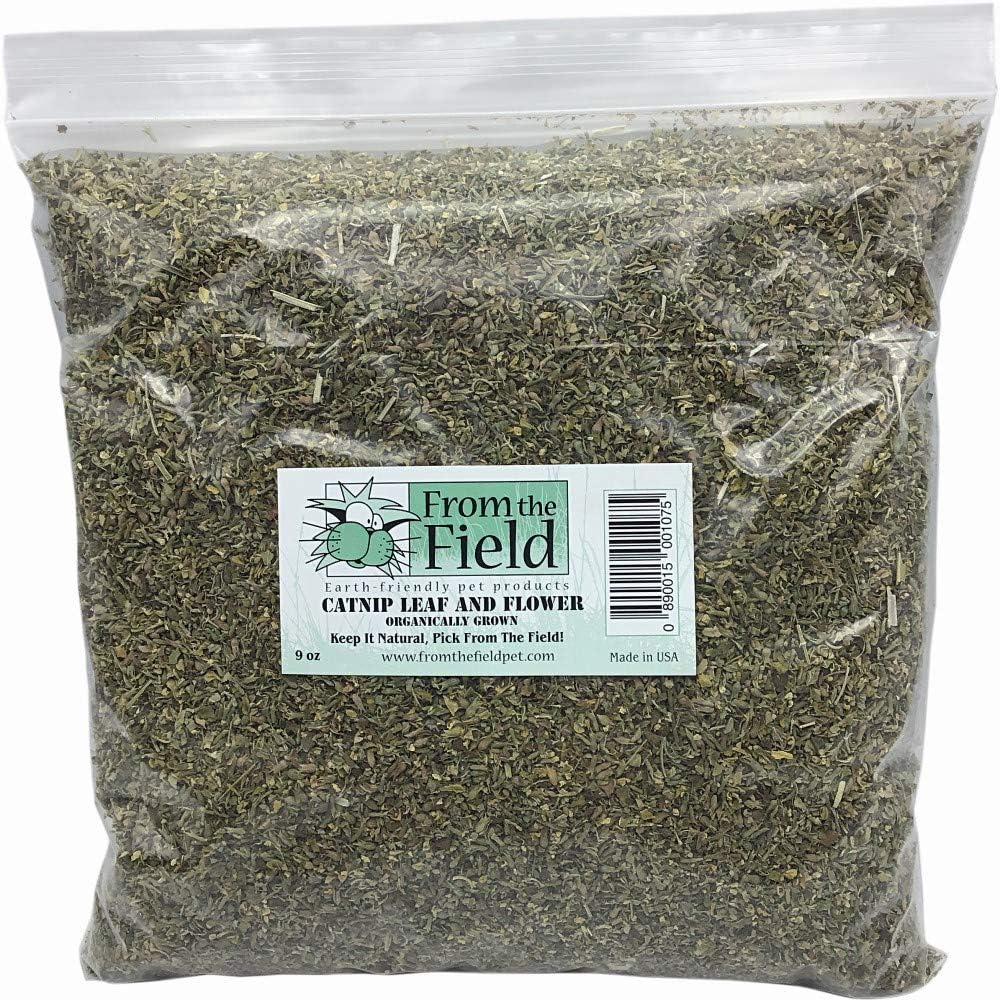 from The Field, Organically Grown Catnip Leaf & Flower - 10″ x 10″ x 2.5″