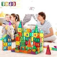 FNJO Magnetic Tiles, 100PCS STEM Building Blocks Toy Set for Kids – Fun for Kids & Family - 100PCS - image 3