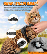 Cat Harness and Leash for Walking - Black / XS (4-6lb) - image 4