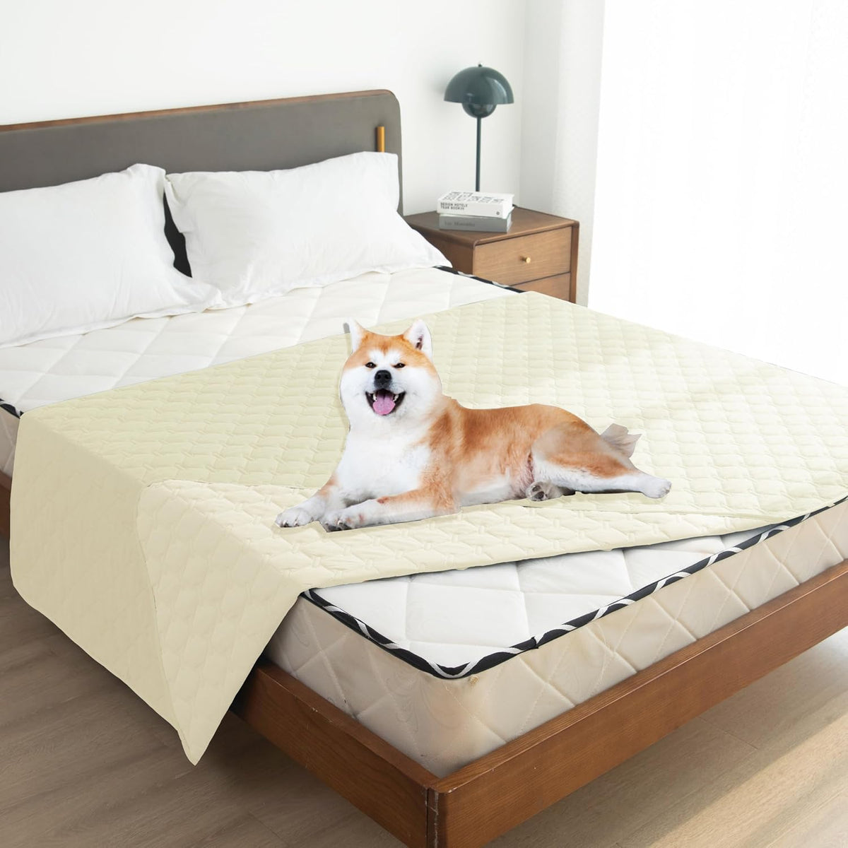 Waterproof Blanket, Couch Covers for Dogs, Reversible Protector – Essentials for Dogs - 82x102 Inch (Pack of 1) / Dark Cream/Light Cream - image 4
