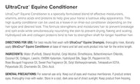 UltraCruz Equine Oatmeal Horse Shampoo and Conditioner Bundle, 32 oz Each
