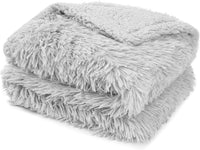 PetAmi Waterproof Dog Blanket for Couch Protector Pet Throw - Light Grey / Medium (29x40)