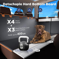 FURTIME Dog Car Seat Cover for Back Seat - Black / For Full Size Truck /Full Size Suv - image 3