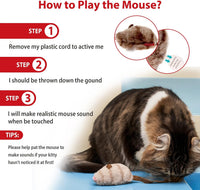 GiGwi Interactive Cat Toys Squeaky - Mouse - image 3