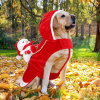 Santa Dog Costume, Dog Christmas Outfit, Riding Pet Costume - Snowman / XL(Neck:17.3-20.5" Chest:22.8-29.5") - image 4