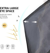 Horse Fly Mask Large Space Breathable UV Protection Equine Mask with Reflective Features on Ears Hunter Green M