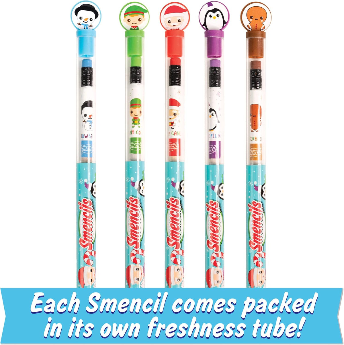 Halloween Smencils Cylinder, HB #2 Scented Smelly Pencils - Holiday - image 4