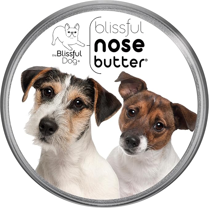 The Blissful Dog Jack Russell Terrier Unscented Nose Butter - Dog Nose Butter, 8 Ounce