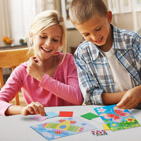 LZHZH Mosaic Sticker Art for Kids, Butterfly, Sailboat - Handmade Art Kits for Kids - image 2