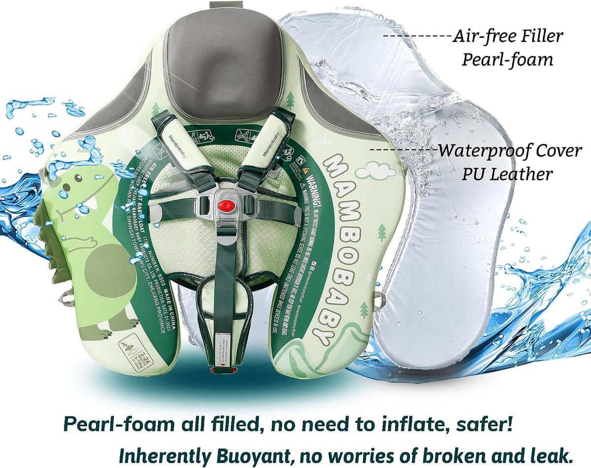 Mambobaby Float Deluxe non-inflatable baby pool float with sun canopy - view 15