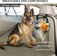 SHARLOVY XL Truck Back Seat Extender for Dogs, Large Hard Bottom Dog Car Seat Cover for Back Seat, Heavy Duty Dog Car Hammock, Waterproof Pet Seat Covers for Trucks, F150, Ram1500 and Large SUV