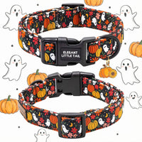 Elegant little tail Dog Collar - Halloween- Ghosts / Small (Pack of 1) - image 3