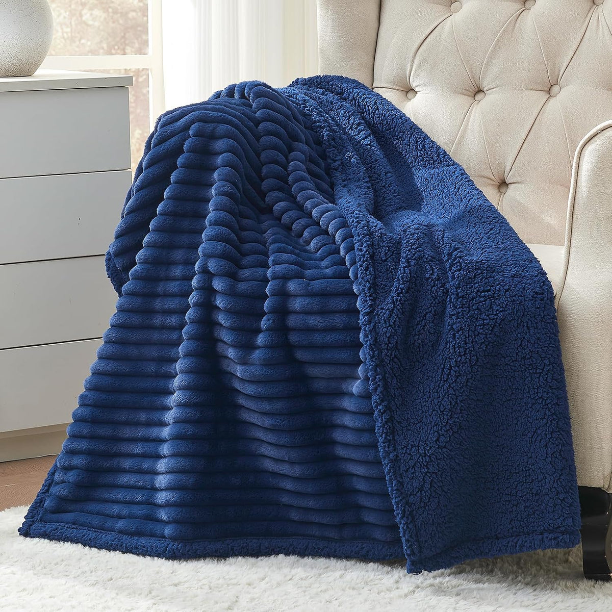 Pet Blankets for Cats, Waterproof Cat Blanket Washable - Night Blue / 30"x40"