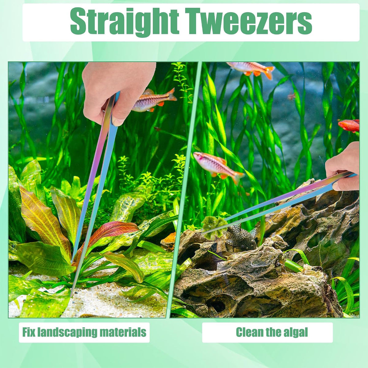 Aquarium Aquascape Tools Kit - 12.5in / Corlorful - image 4