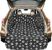 SUV Cargo Liner for Dogs - Trunk Cover with Side Walls for Compact SUV – Essentials for Dogs - Dog Bone / Large (With Flaps) 93"