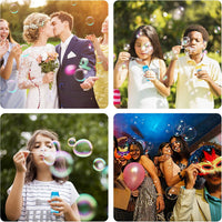 INSCRAFT Bubble Wand, Summer Toys, Wedding - 40 Pcs 2oz Bubbles Solution Bulk - image 4
