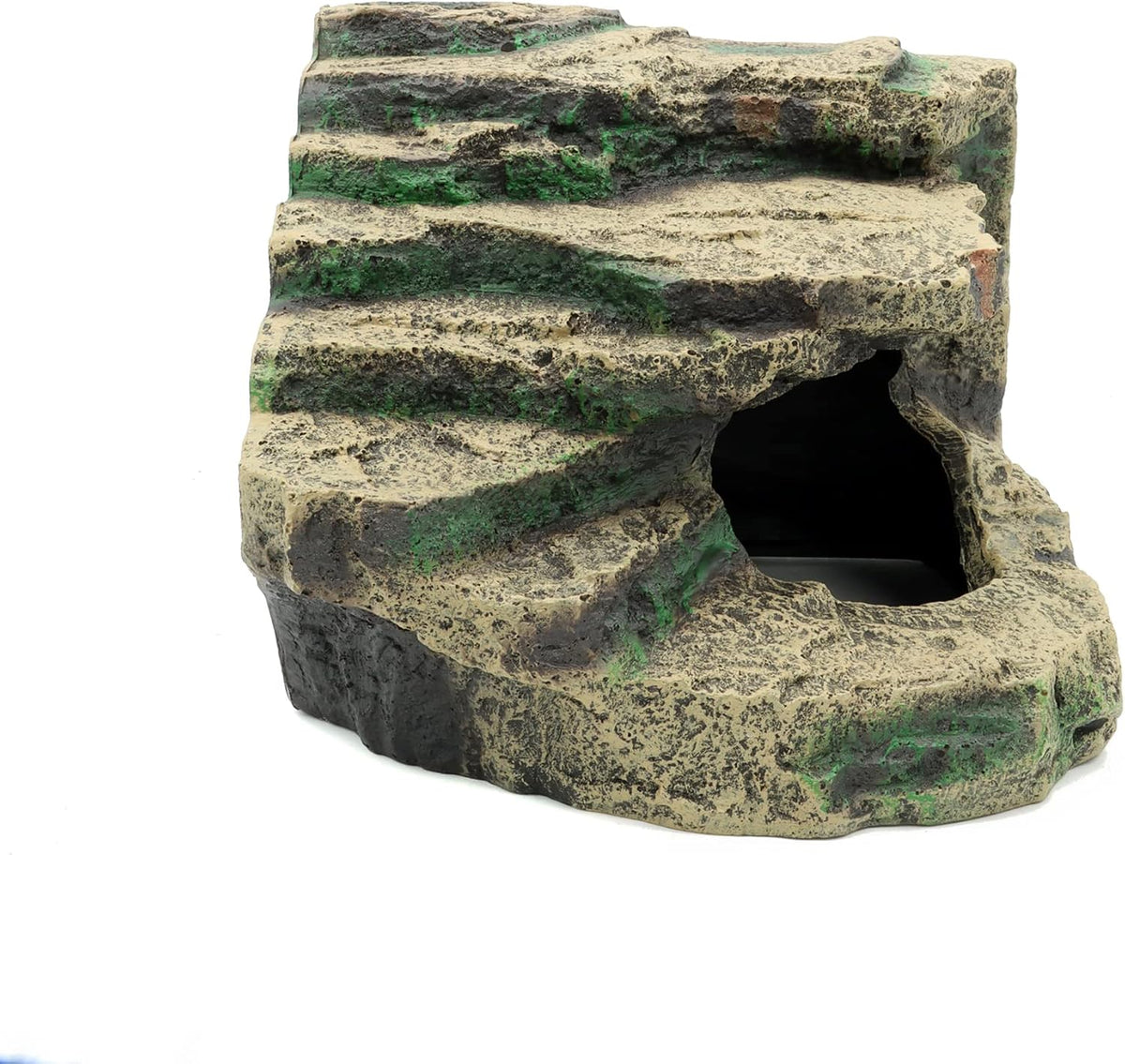 Extra Large Resin Reptile Hideouts Cave Habitat Decor – Essentials for Reptiles And Amphibians - B- Large - image 3