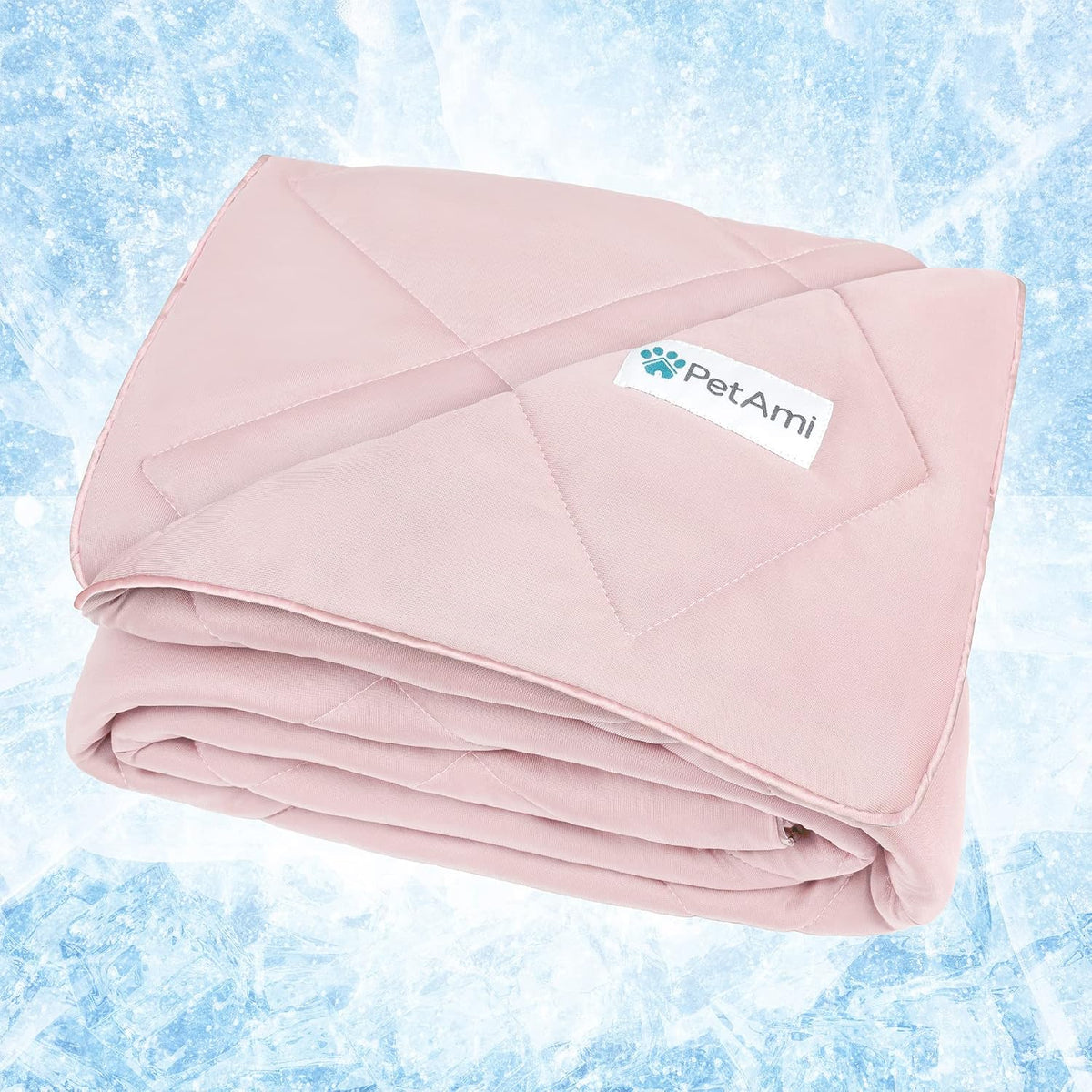 PetAmi Cooling Dog Blanket Lightweight for Small Pet Cat, 24x32 - Pink / Large (40x60)