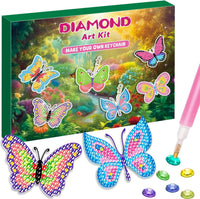 Labeol Diamond Art Kits for kids 5D Diamond Creat Your Own GEM - butterfly