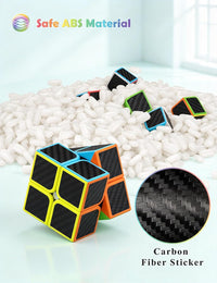 Roxenda 2x2 Speed Cube Stickerless Puzzle Cube – Fun for Kids & Family - 2x2x2 - image 3