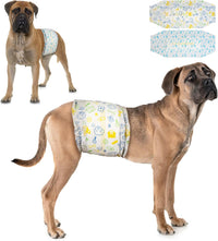 Dono Disposable Male Dog Diapers, Puppy Diapers Wraps - L(25-32in) / 48.0