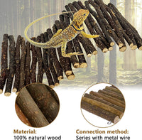 Extra Large Tortoise Hide Reptile Hideout Wood Turtle Tunnel – Essentials for Reptiles And Amphibians - L-15.8 x 7.9-2 PACK - image 4