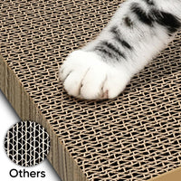 Cat Scratcher, 5 Packs in 1 Cardboard Box Cat Scratching Pad, Large – Essentials for Cats - 6 Packs Refill - image 3