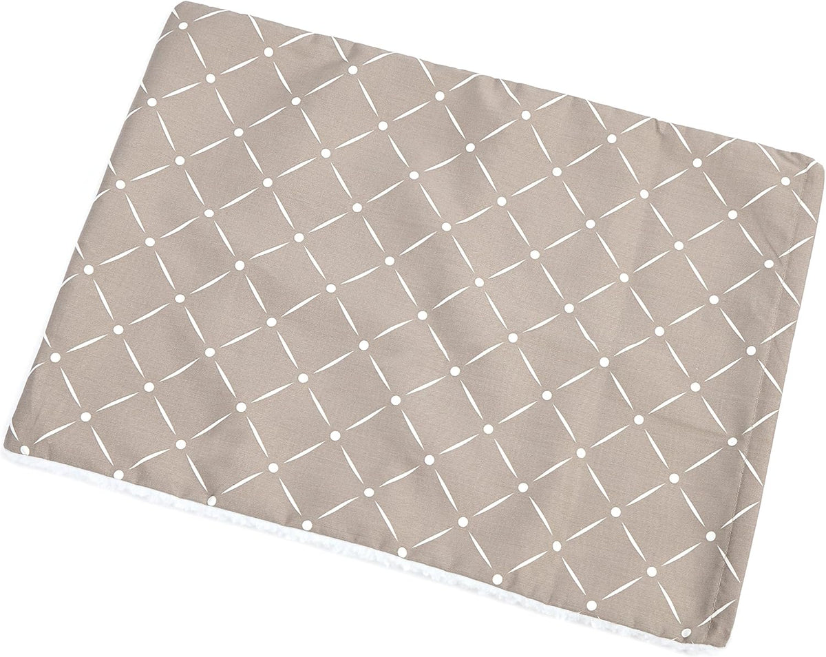 MidWest Homes for Pets Quiet Time Reversible Crate Pan Cover 36' - Mushroom Diamond/Fleece / Crate Pan Cover 24" - image 3