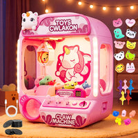 CWLAKON Claw Machine for Kids Boys Dinosaur Toys - Blush