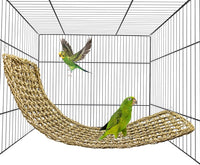 Bird Seagrass Mat 30 x 7 Inch Parrot Natural Seagrass Woven Net - 1Pc 30" × 7"