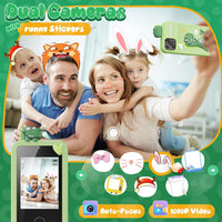 Luyiilo Kids Smart Phone Toys for Boys - Green - image 3