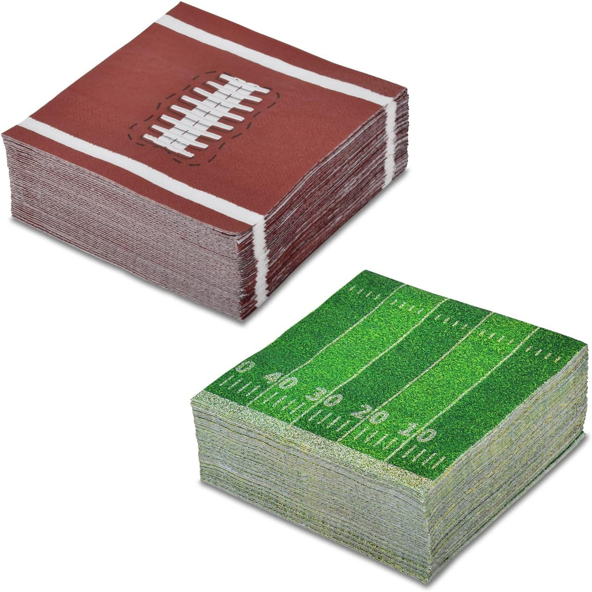 80 Pcs Football Birthday Party Supplies Disposable Paper Cocktail - image 2