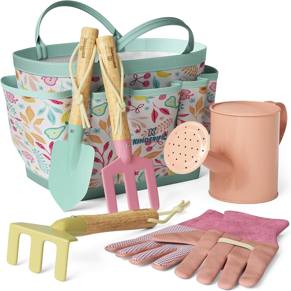 Gardening Set, Tool Kit, for Kids, STEM, Includes Tote Bag - Fruity