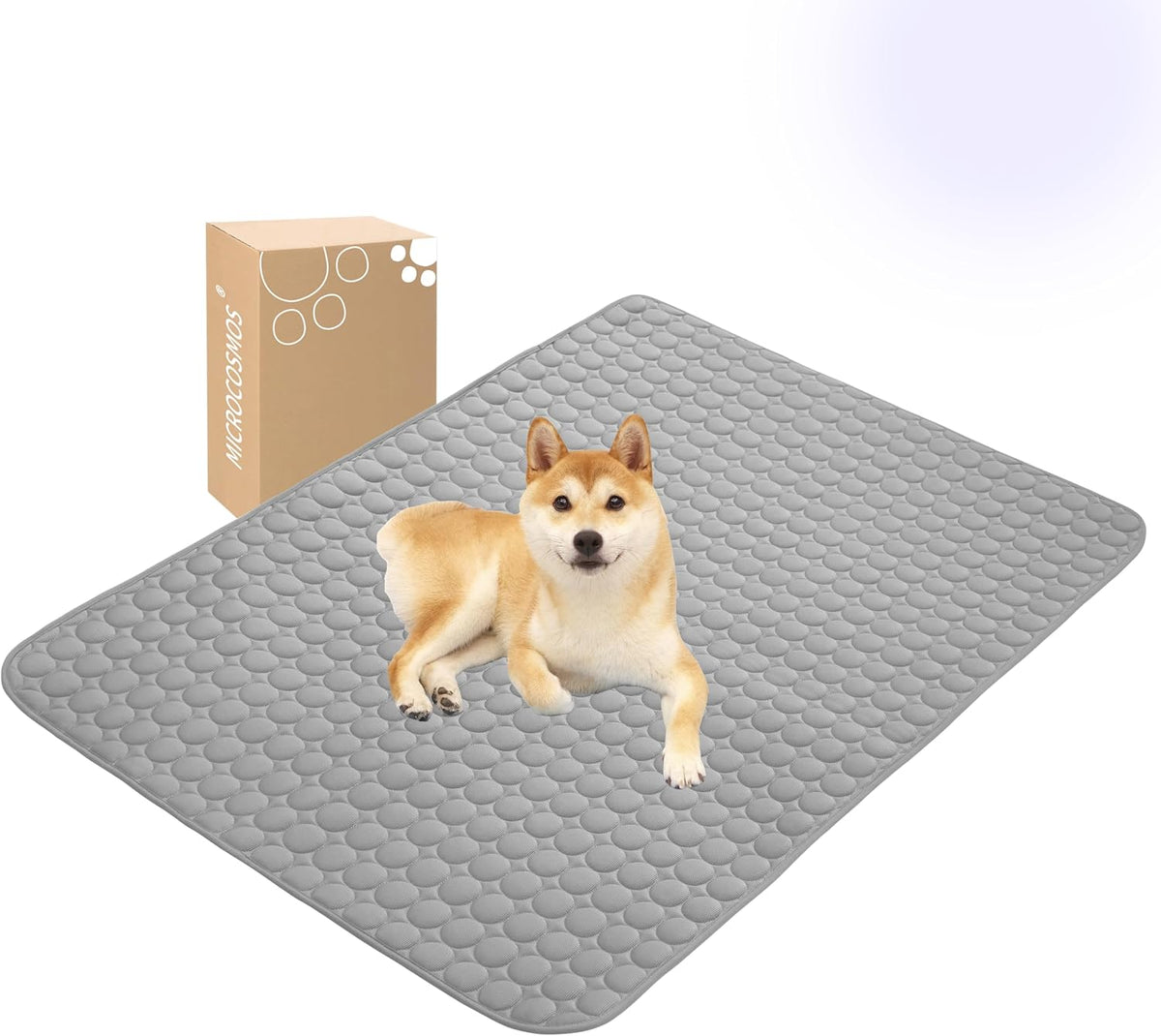 MICROCOSMOS Summer Cooling Mat & Sleeping Pad - 59" x 40" / Dark Grey