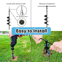 Dog Tie Out Stake for Large Dogs – Heavy Duty In-Ground Dog Anchor up to 210 lbs – Secure Tether Stake for Yard, Camping & Beach – Easy Install with Tool, Works with Tie Out Cable & Leash, Black