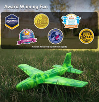 Foam Airplanes - Stocking Stuffers for Kids All Ages 4 5 6 7 8 9 10 Year Old - Best Toy Gift - Boy - Green - image 4