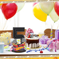MiniInflat Race Car 5th Birthday Number Sign Centerpiece Race Car - 5th - image 4