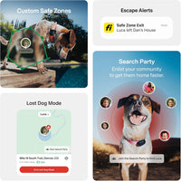 Fi Mini GPS Tracker for Dogs Lightweight Waterproof Smart Pet Tracker