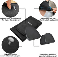 YEEKORO kids elbow pads, breathable stretch elbow protector sleeves for boys and girls - view 11