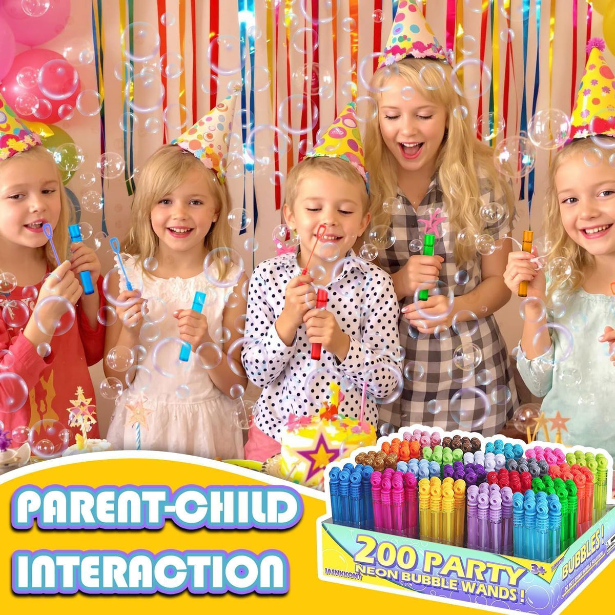 32 Piece Mini Bubble Wands Bulk - bubble set - image 4