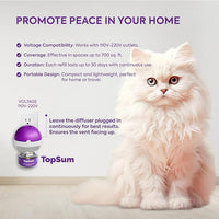 Cat Pheromones Calming Diffuser: Premium Pheromone Diffuser for Cats - Cat Pheromones Diffuser - Cat Calming Diffuser - Cat Calming Pheromone Diffuser, 2 Pack (Purple)