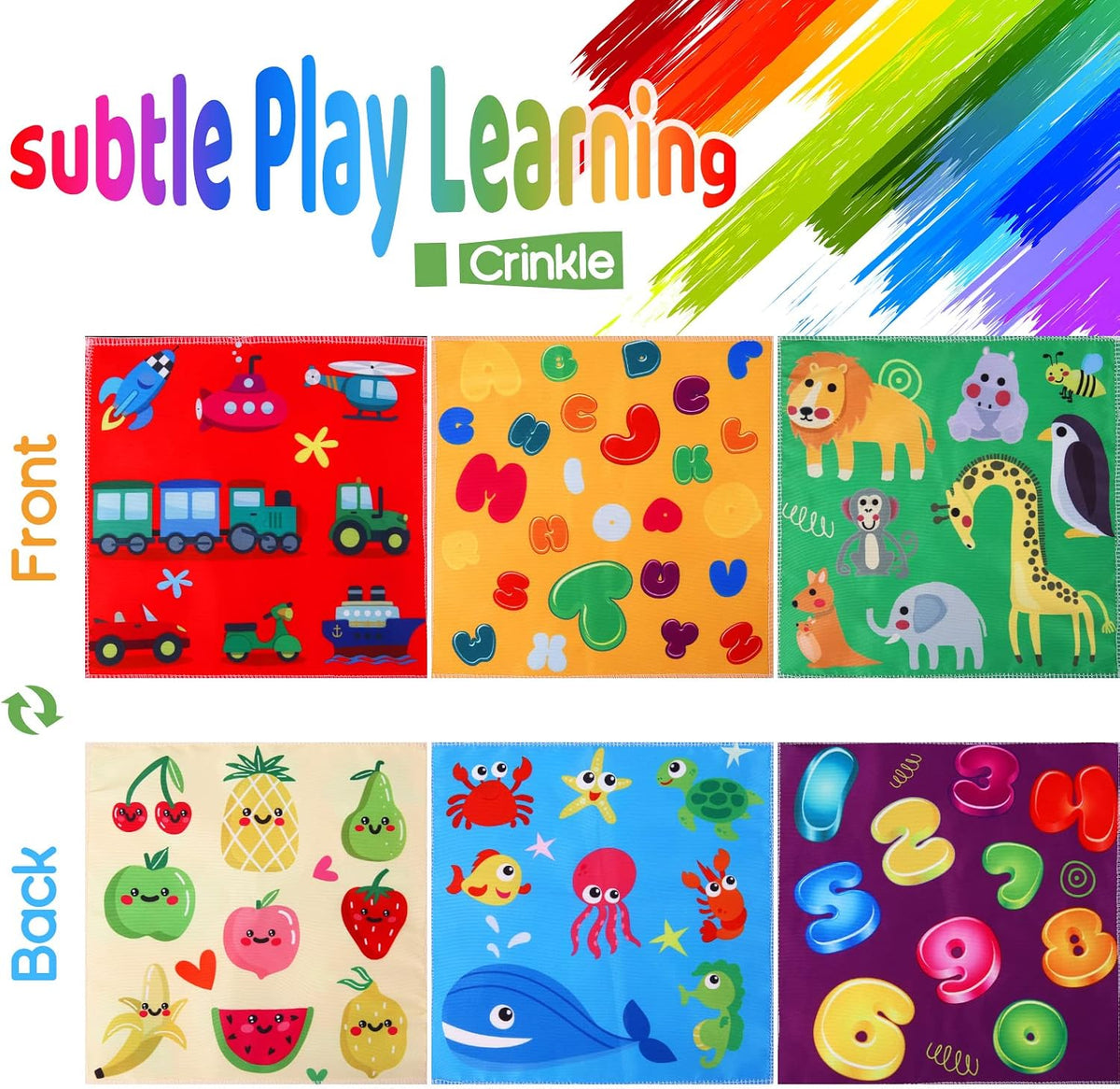 YOGINGO Baby Toys 6 to 12 Months - Colorful - image 4