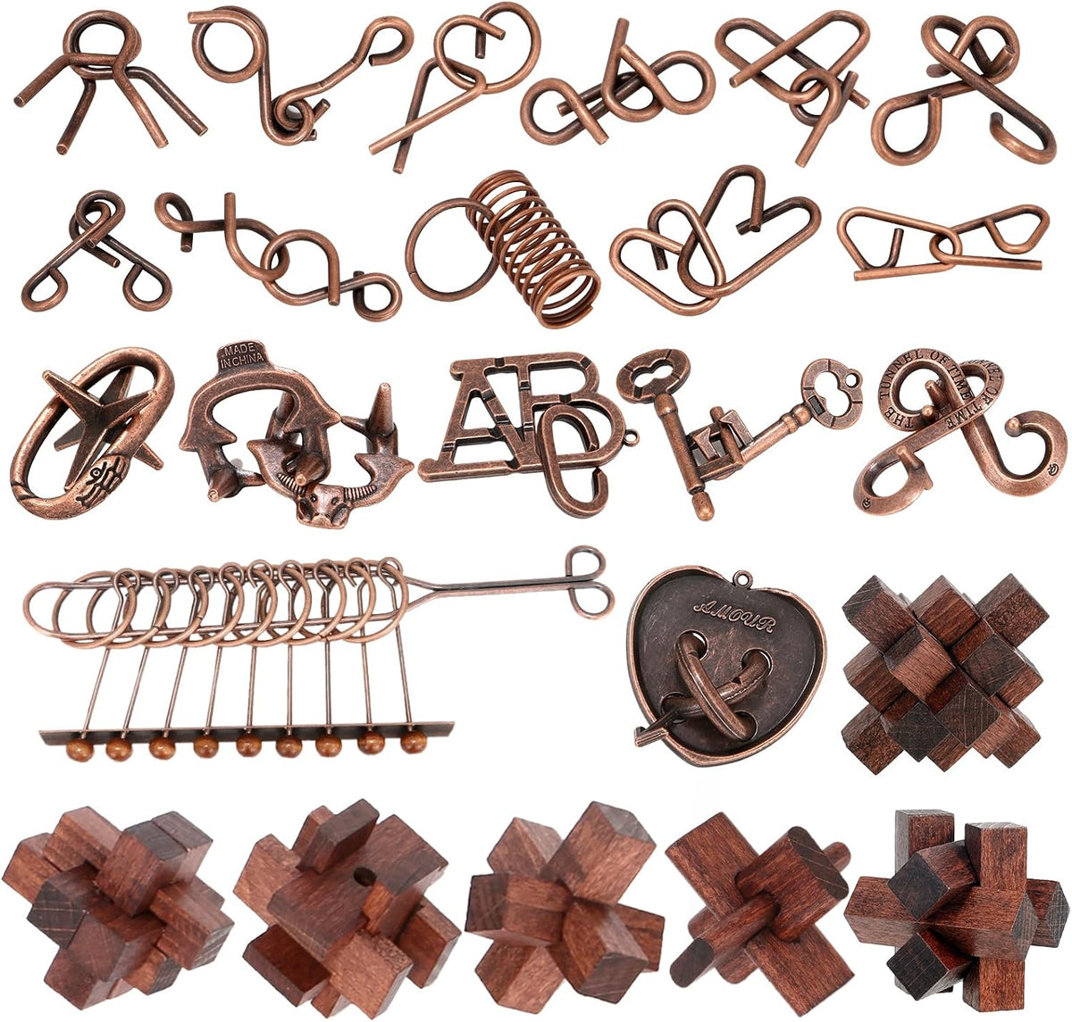 Mytothfy Brain Teaser Puzzles for Adults Teens Kids - Style a
