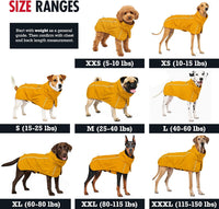 Tuff Pupper Waterproof Dog Raincoat - Summit Yellow / Small (15-25 lbs) - image 2