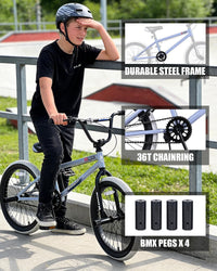 vollsch RUCKUS 20 inch kids freestyle BMX bike with pegs - view 33