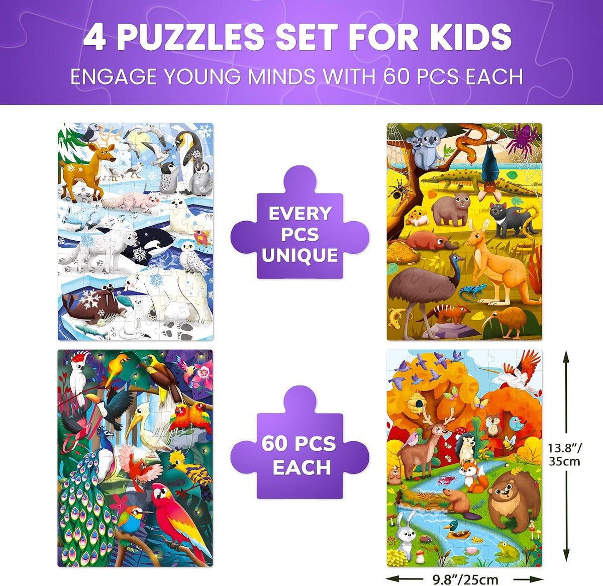 Jigsaw Puzzles for Kids Ages 4-6 - Birds - image 3