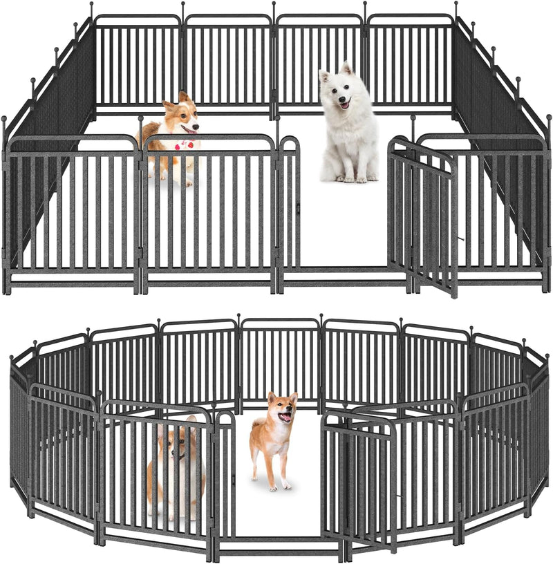 Thickened Dog Playpen Foldable Metal Yard Fence32/40inch Compact