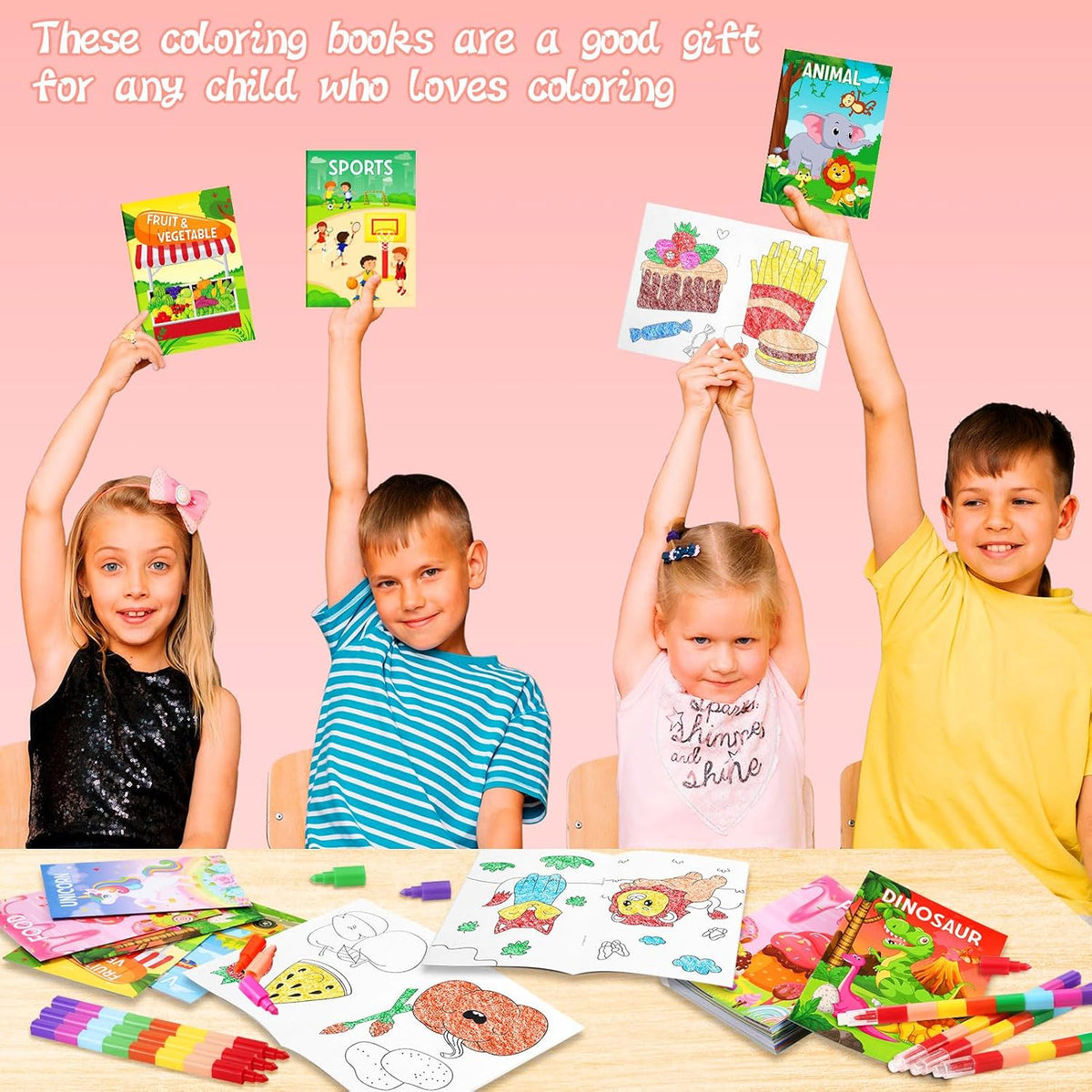 BenLouis Mini Coloring Books Bulk for Kids Ages 4-8-12 （24pcs Classic） – Fun for Kids & Family - 24 / Classic - image 3